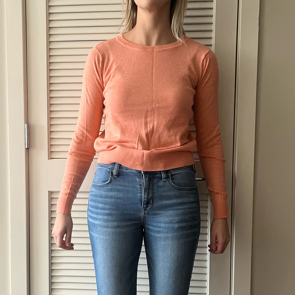 FOREVER 21 peach sweater